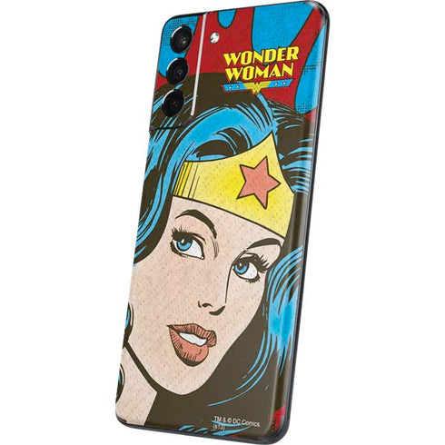 DC Comics Wonder Woman Vintage Profile Galaxy S21 5G Skin