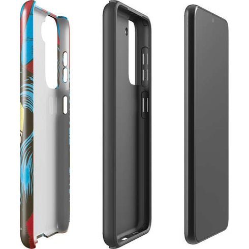 DC Comics Wonder Woman Vintage Profile Galaxy S21 FE Pro Case