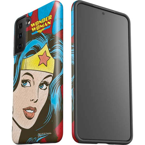 DC Comics Wonder Woman Vintage Profile Galaxy S21 FE Pro Case