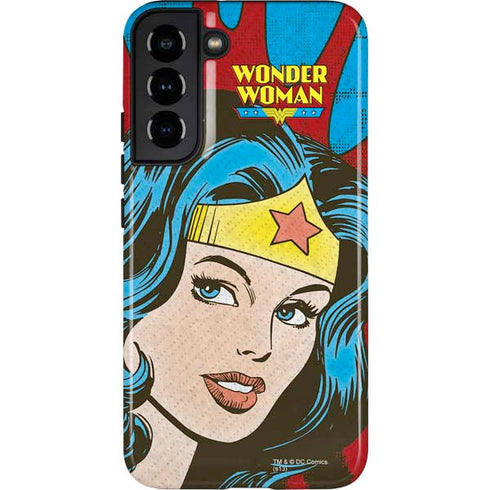DC Comics Wonder Woman Vintage Profile Galaxy S22 Plus Pro Case