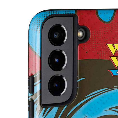 DC Comics Wonder Woman Vintage Profile Galaxy S22 Plus Pro Case