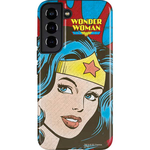 DC Comics Wonder Woman Vintage Profile Galaxy S22 Pro Case