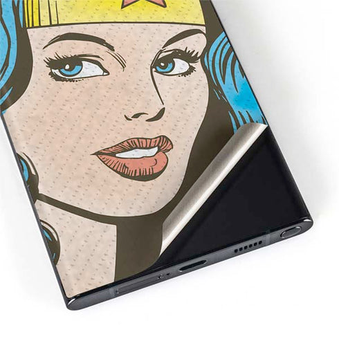 DC Comics Wonder Woman Vintage Profile Galaxy S22 Ultra Skin
