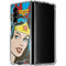 DC Comics Wonder Woman Vintage Profile Galaxy Z Fold4 5G Clear Case