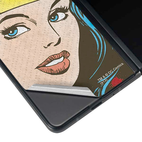 DC Comics Wonder Woman Vintage Profile Galaxy Z Fold4 5G Skin
