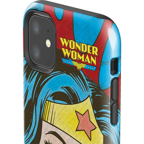 DC Comics Wonder Woman Vintage Profile iPhone 11 Impact Case