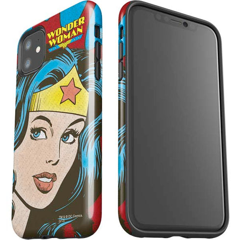 DC Comics Wonder Woman Vintage Profile iPhone 11 Impact Case