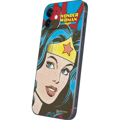 DC Comics Wonder Woman Vintage Profile iPhone 12 Mini Skin