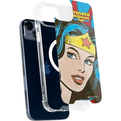 DC Comics Wonder Woman Vintage Profile iPhone 13 MagSafe Case