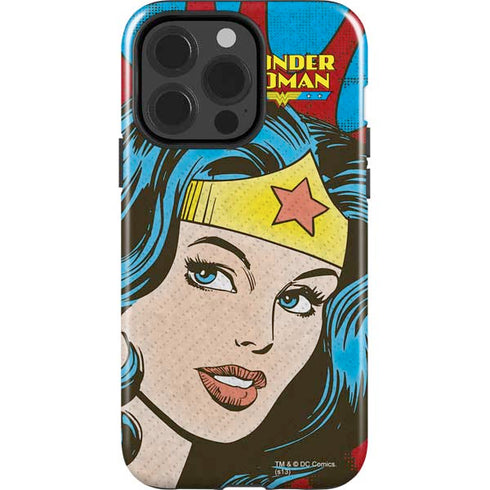 DC Comics Wonder Woman Vintage Profile iPhone 13 Pro Impact Case