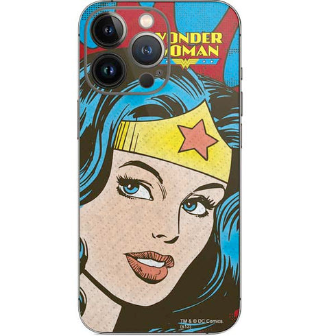 DC Comics Wonder Woman Vintage Profile iPhone 13 Pro Skin