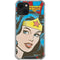DC Comics Wonder Woman Vintage Profile iPhone 14 Clear Case