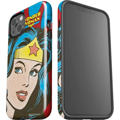 DC Comics Wonder Woman Vintage Profile iPhone 14 Plus Impact Case