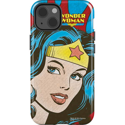DC Comics Wonder Woman Vintage Profile iPhone 15 Impact Case