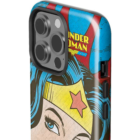 DC Comics Wonder Woman Vintage Profile iPhone 15 Pro Impact Case