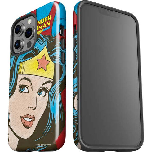 DC Comics Wonder Woman Vintage Profile iPhone 15 Pro Impact Case
