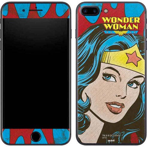 DC Comics Wonder Woman Vintage Profile iPhone 7 Plus Skin