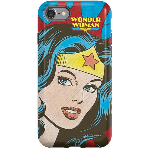 DC Comics Wonder Woman Vintage Profile iPhone SE (2nd & 3rd Gen) Pro Case