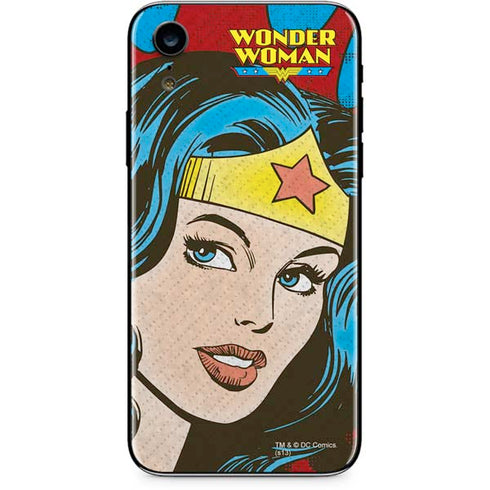DC Comics Wonder Woman Vintage Profile iPhone XR Skin