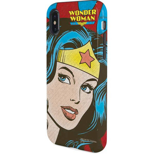 DC Comics Wonder Woman Vintage Profile iPhone XS Pro Case