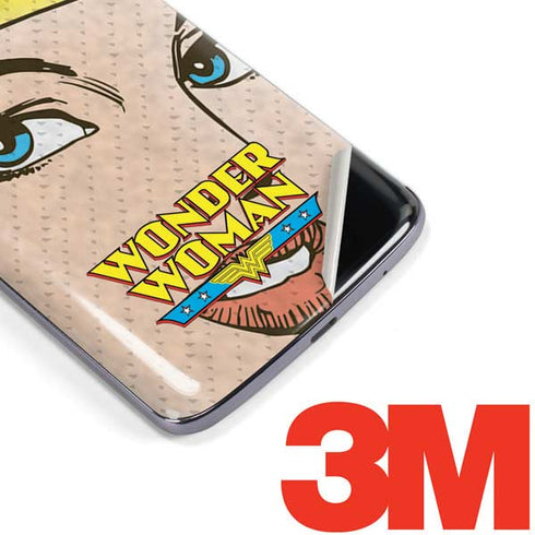 DC Comics Wonder Woman Vintage Profile Moto E5 Plus Skin