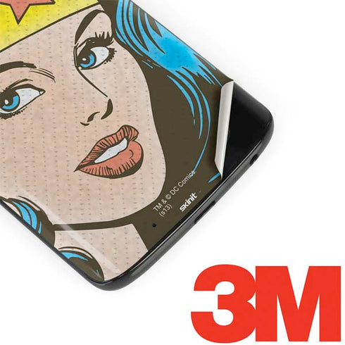 DC Comics Wonder Woman Vintage Profile Moto G6 Skin
