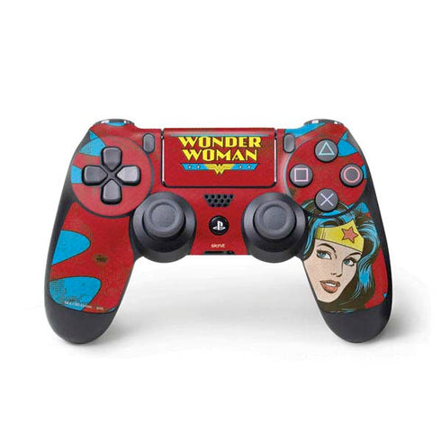 DC Comics Wonder Woman Vintage Profile PS4 Pro/Slim Controller Skin