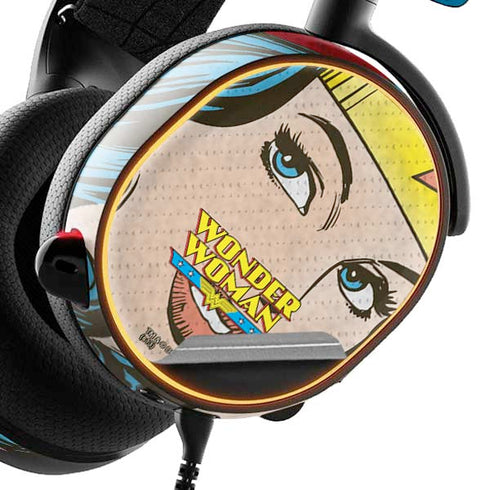 DC Comics Wonder Woman Vintage Profile SteelSeries Arctis 3 Skin