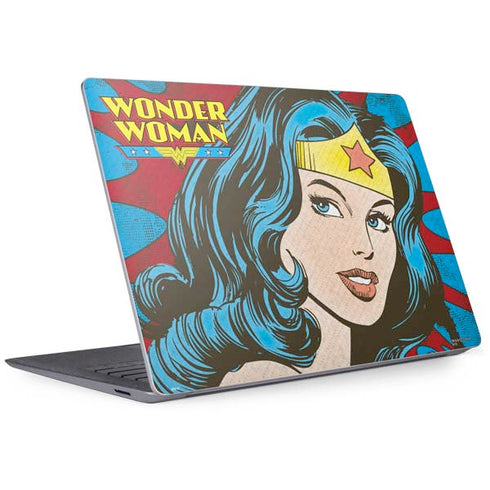 DC Comics Wonder Woman Vintage Profile Surface Laptop 3 13.5in Skin