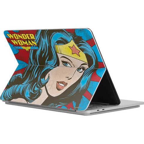 DC Comics Wonder Woman Vintage Profile Surface Laptop Studio Skin