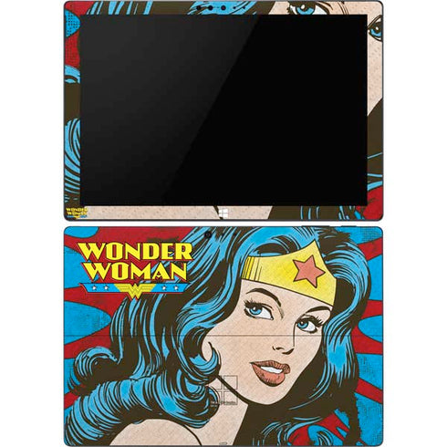 DC Comics Wonder Woman Vintage Profile Surface Pro 6 Skin