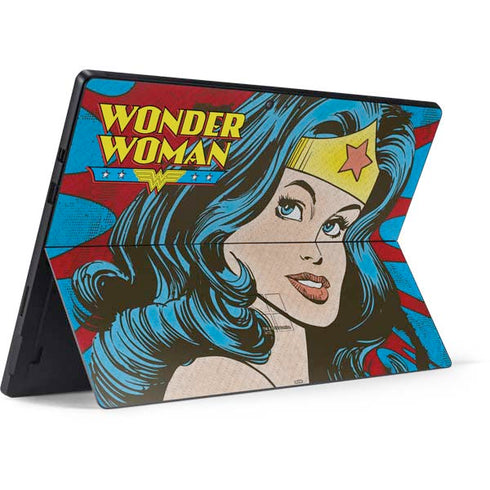 DC Comics Wonder Woman Vintage Profile Surface Pro 6 Skin