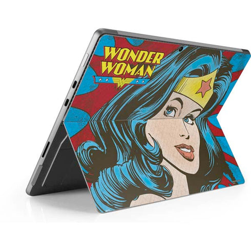 DC Comics Wonder Woman Vintage Profile Surface Pro 8 Skin