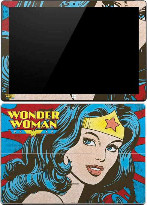 DC Comics Wonder Woman Vintage Profile Surface Pro (2017) Skin