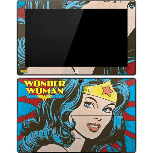 DC Comics Wonder Woman Vintage Profile Surface Pro Tablet Skin