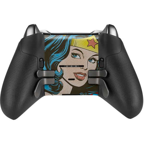 DC Comics Wonder Woman Vintage Profile Xbox Elite Wireless Controller Series 2 Skin