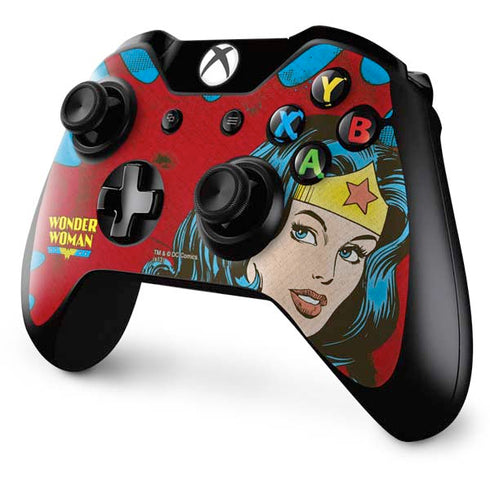 DC Comics Wonder Woman Vintage Profile Xbox One Controller Skin