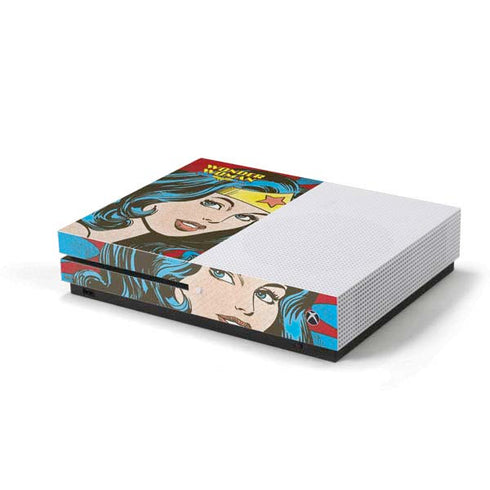 DC Comics Wonder Woman Vintage Profile Xbox One S Console Skin