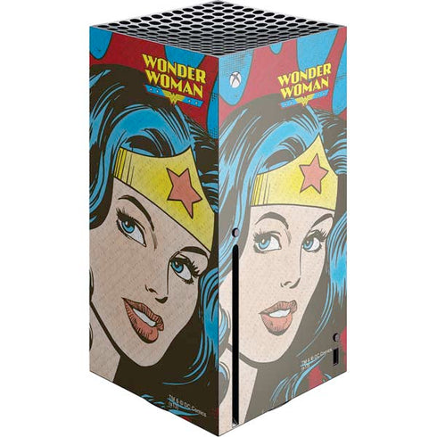 DC Comics Wonder Woman Vintage Profile Xbox Series X Console Skin