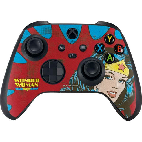 DC Comics Wonder Woman Vintage Profile Xbox Series X Controller Skin