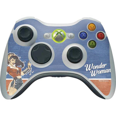 DC Comics Bombshells Wonder Woman Bombshell Xbox 360 Wireless Controller Skin