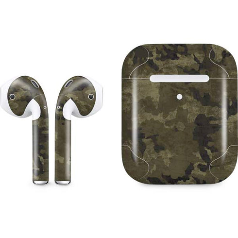 Wood Camo Camouflage Apple AirPods 2 Skin