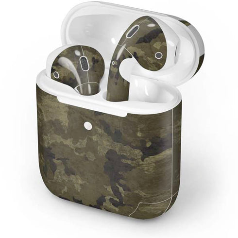 Wood Camo Camouflage Apple AirPods 2 Skin