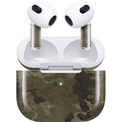 Wood Camo Camouflage Apple AirPods (3rd Gen 2021) Skin