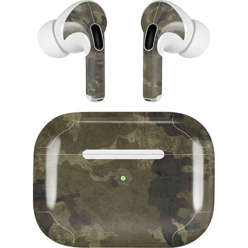 Wood Camo Camouflage Apple AirPods Pro Skin