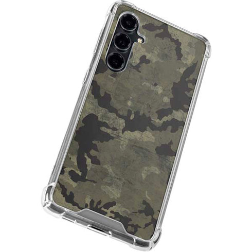 Wood Camo Camouflage Galaxy S23 FE Clear Case