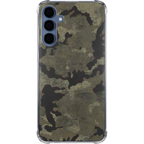 Wood Camo Camouflage Galaxy S24 Clear Case