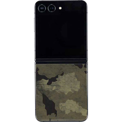 Wood Camo Camouflage Galaxy Z Flip5 5G Skin