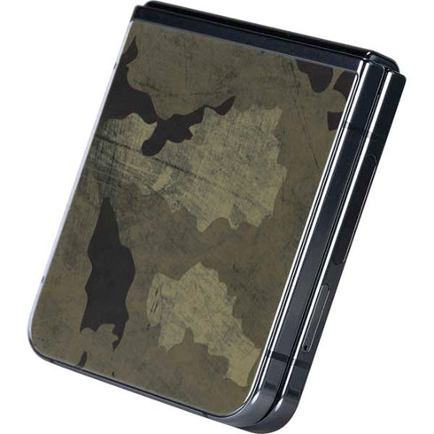 Wood Camo Camouflage Galaxy Z Flip5 5G Skin