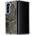 Wood Camo Camouflage Galaxy Z Fold5 5G Clear Case